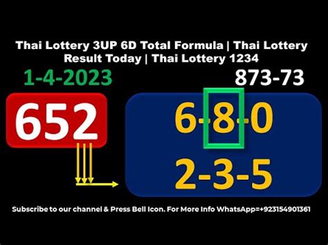 Thailand 6d result  ( in exact order) 9:00 PM